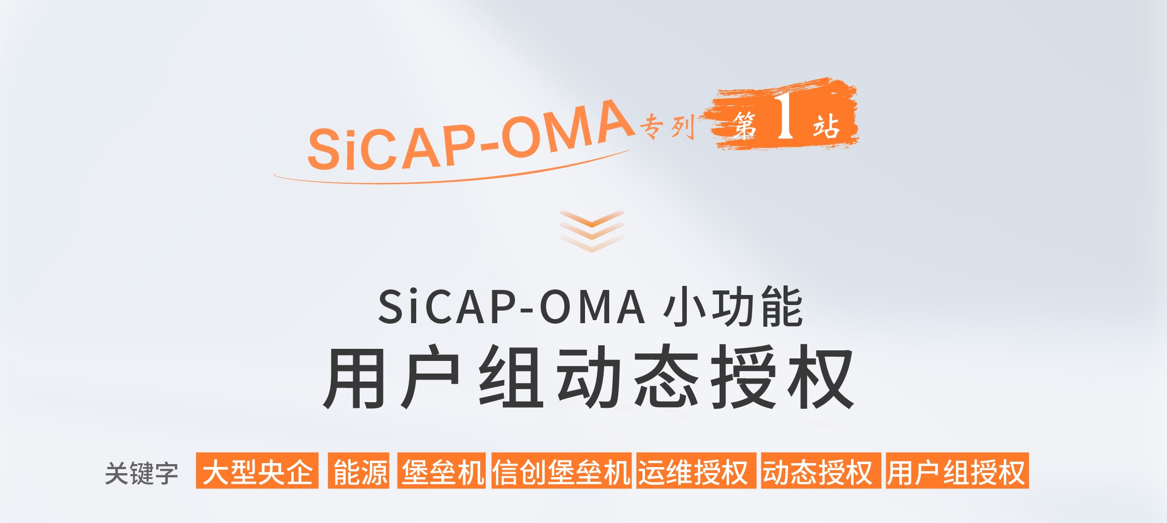 SiCAP-OMA小功能：用(use)戶組動态授權